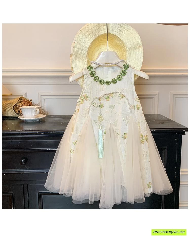 ĐẦM VOAN CỔ TRANG CÁCH TÂN BLUETOWN