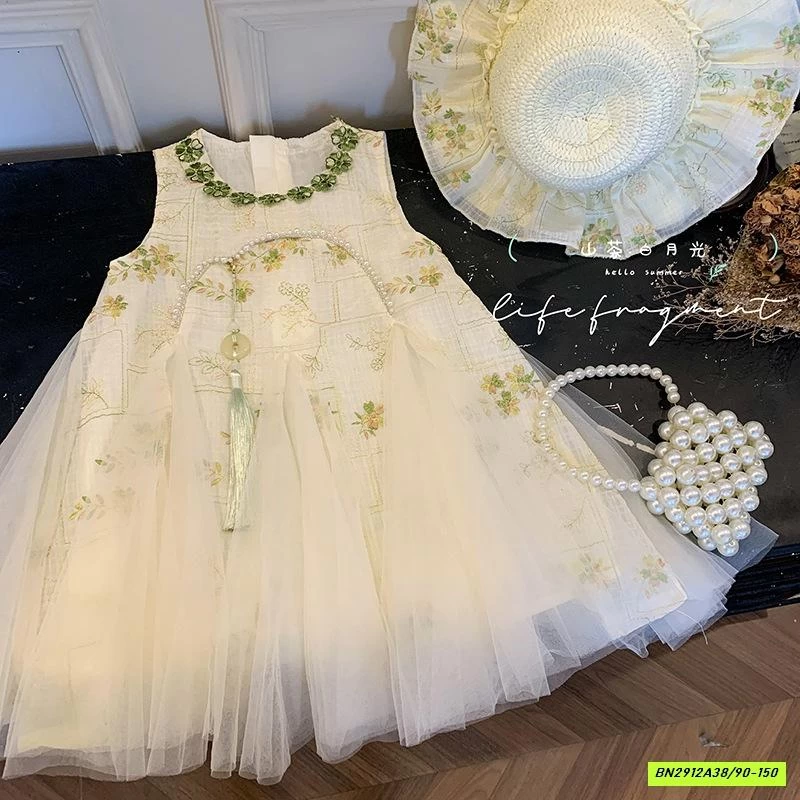 ĐẦM VOAN CỔ TRANG CÁCH TÂN BLUETOWN