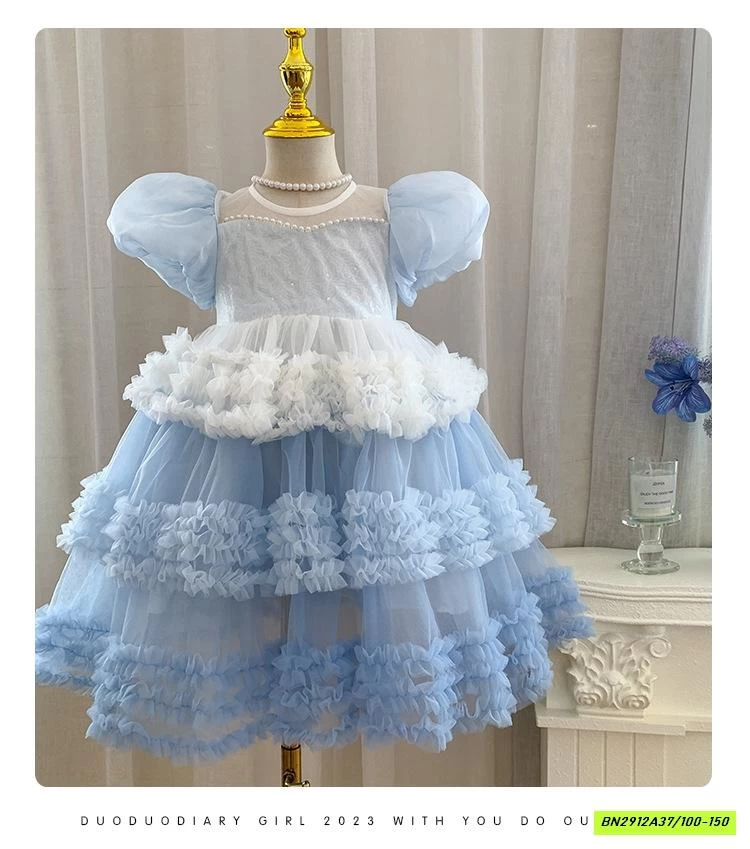 ĐẦM TUTU CÔNG CHÚA LOANG MÀU BLUETOWN