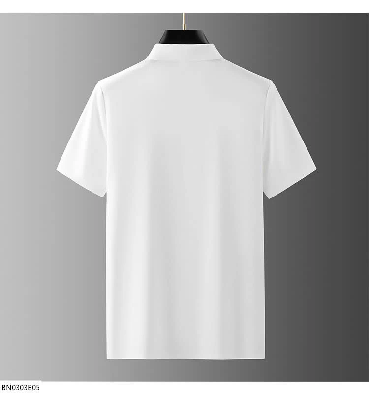 ÁO POLO NAM TRƠN MÀU LOGO TAM GIÁC YD