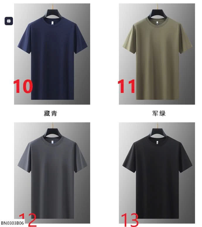 ÁO THUN NAM TRƠN CỔ TRÒN