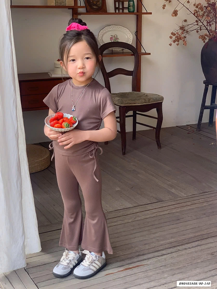 SÉT THUN QUẦN LOE TRƠN MÀU