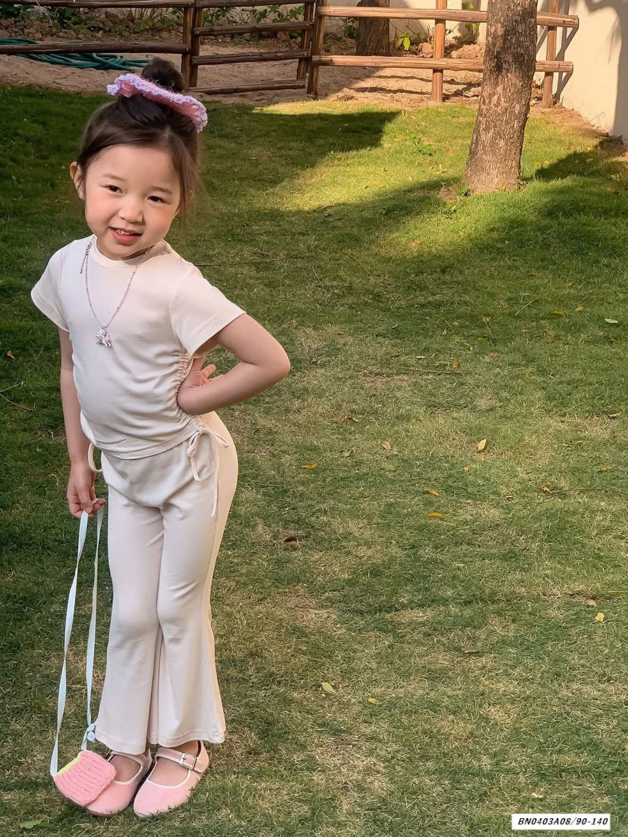 SÉT THUN QUẦN LOE TRƠN MÀU