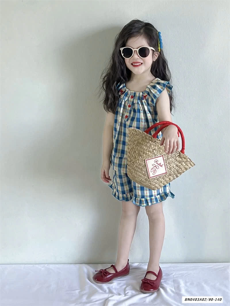 SÉT CARO XANH VIỀN BÈO