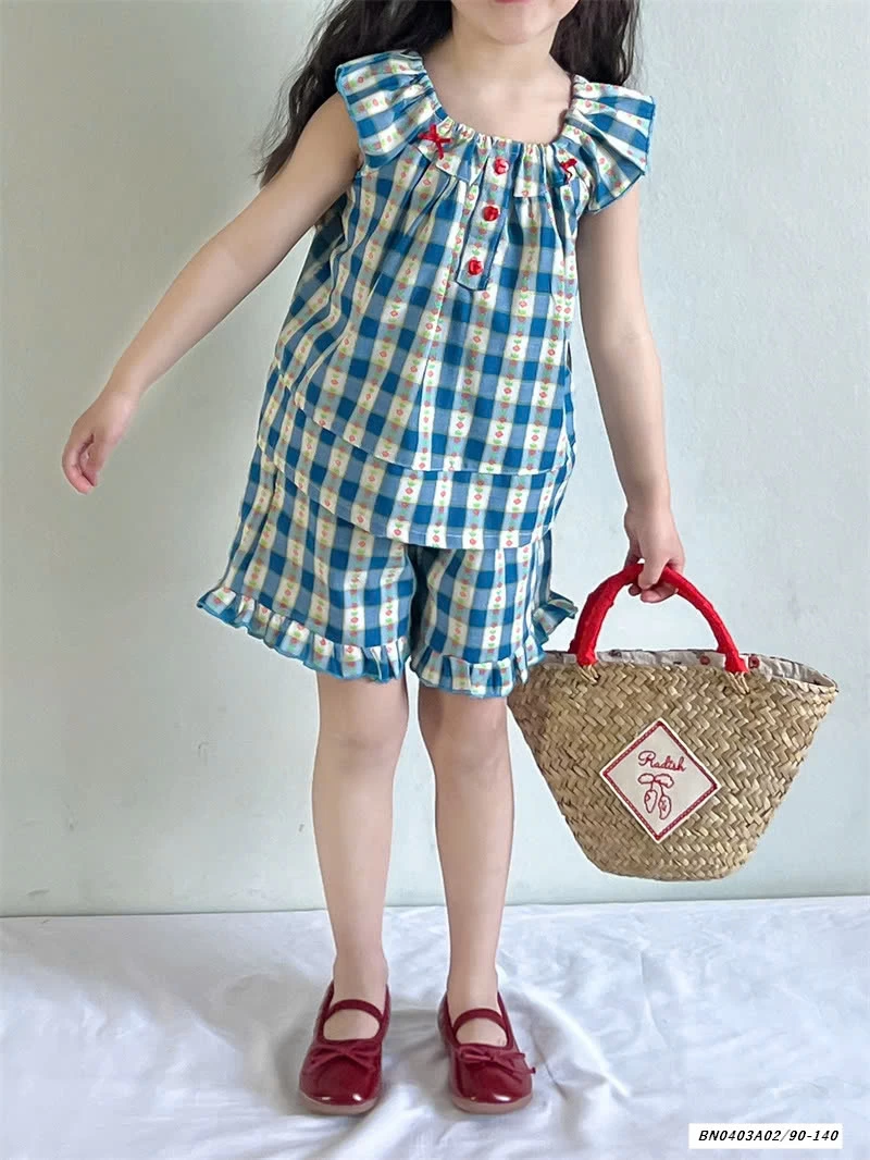 SÉT CARO XANH VIỀN BÈO