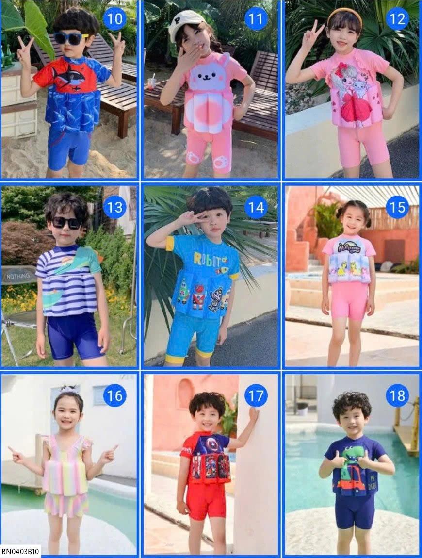 BỘ BƠI LIỀN PHAO HOẠT HÌNH