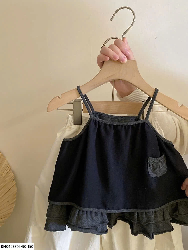 SÉT ÁO 2 DÂY QUẦN SUỐNG TRẮNG