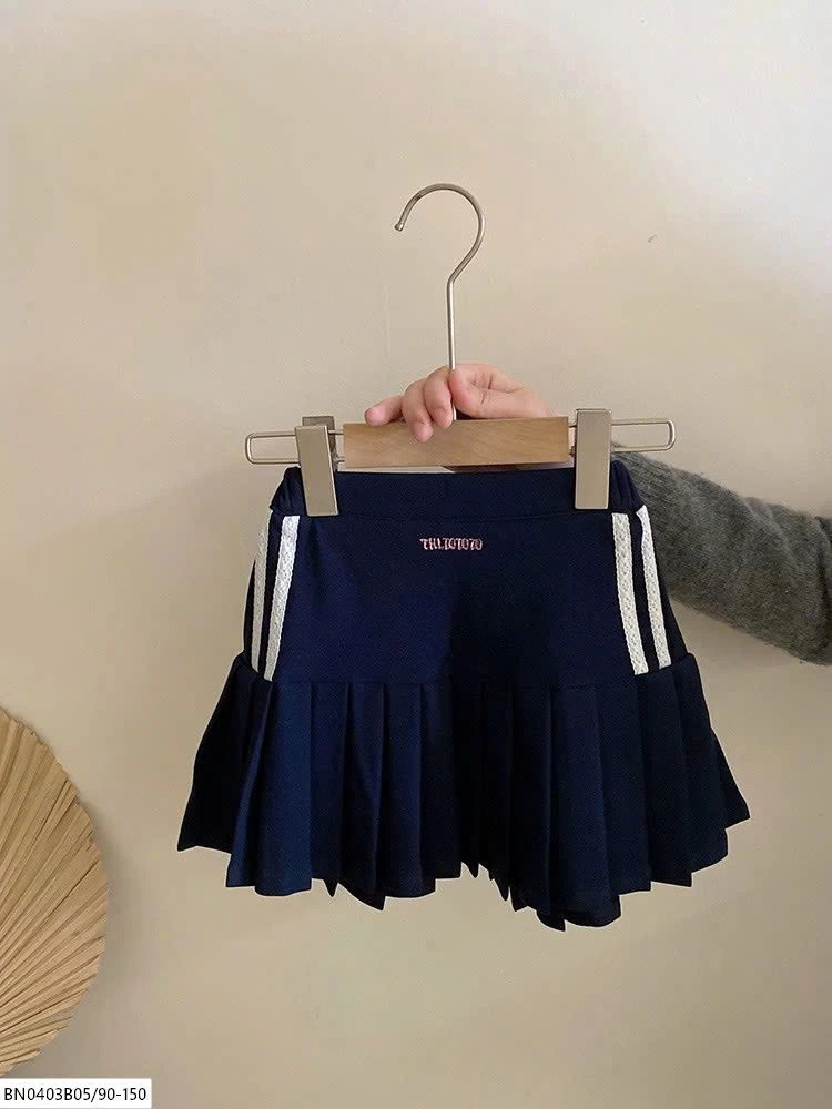 SÉT CHÂN VÁY XẾP LÝ MIX ÁO THUN SỐ 25