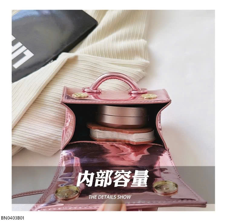 TÚI XÁCH DA BÓNG THỜI TRANG MINI