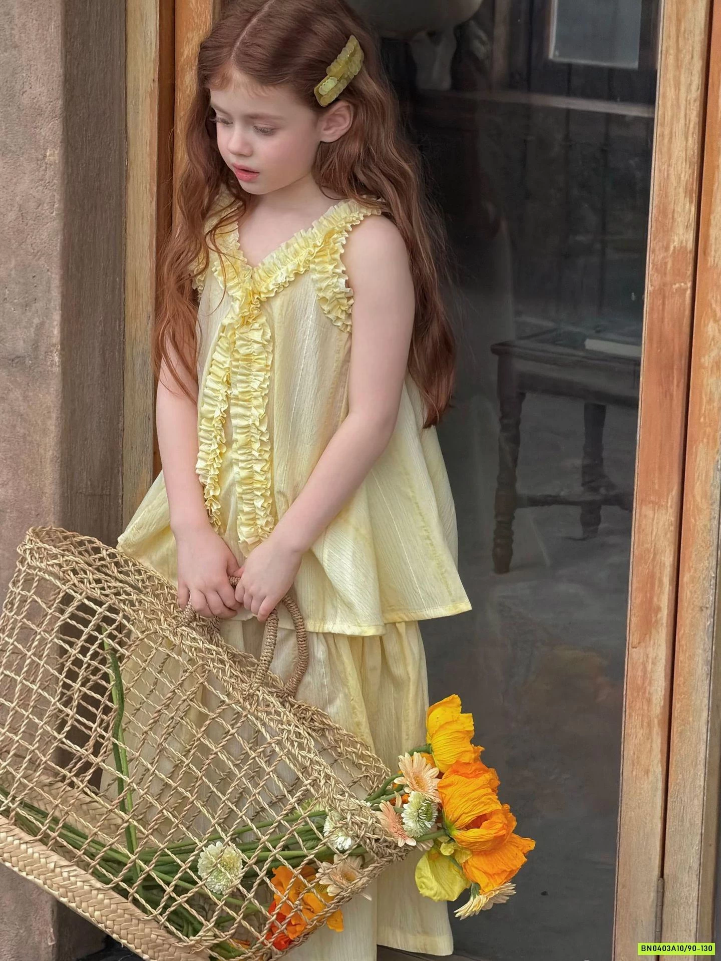 SÉT BABYDOLL VÀNG BÈO NHÚN OTALY