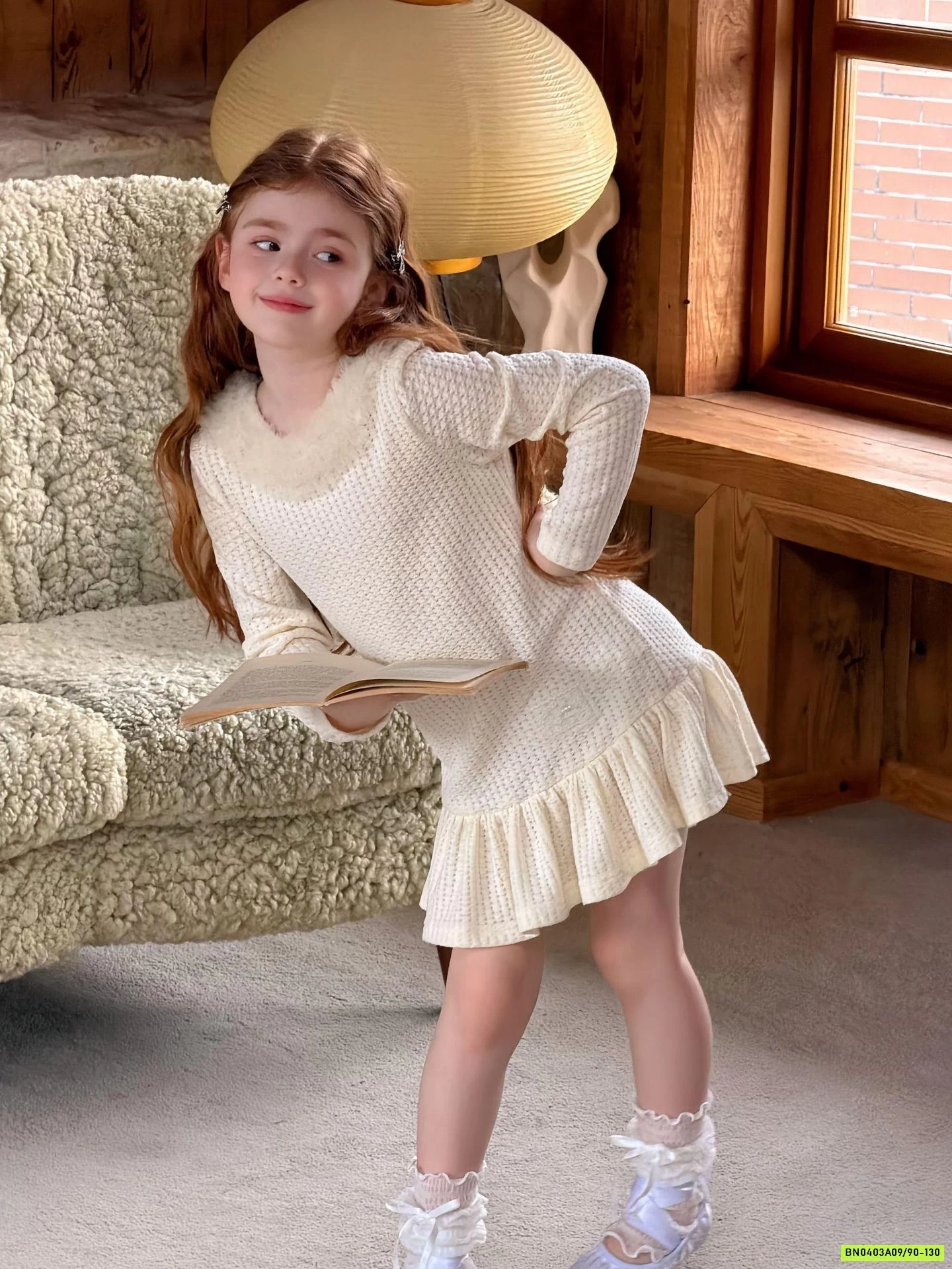 ĐẦM DỆT ĐUÔI CÁ CỔ VIỀN BÈO OTALY