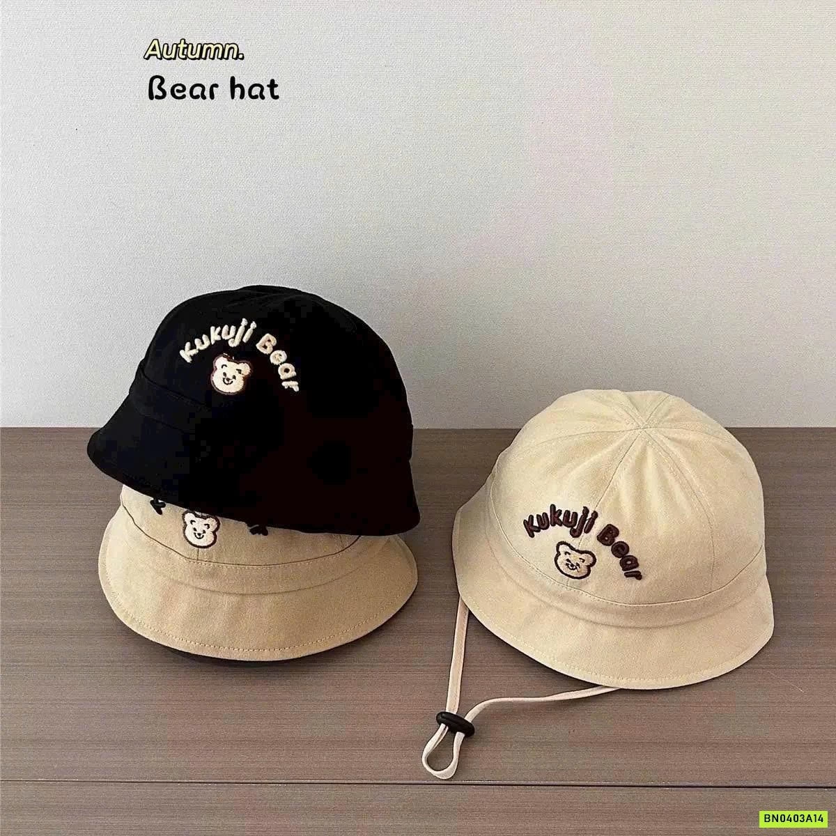 MŨ BÈO GẤU BEAR NHÍ