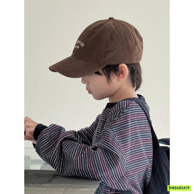 MŨ KẾT NÂU TÂY THÊU CHỮ