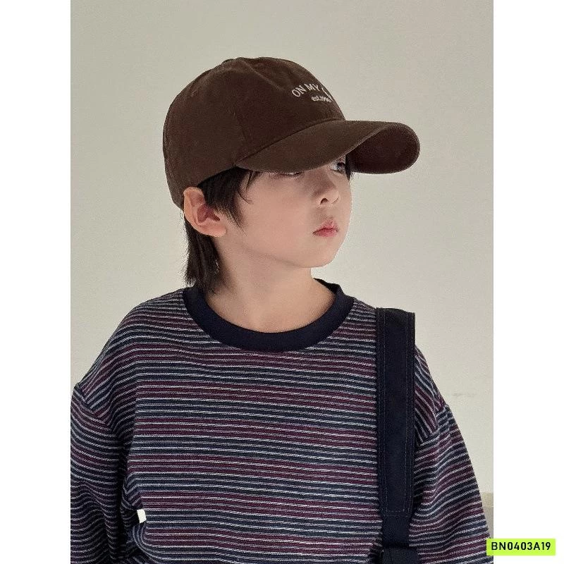 MŨ KẾT NÂU TÂY THÊU CHỮ