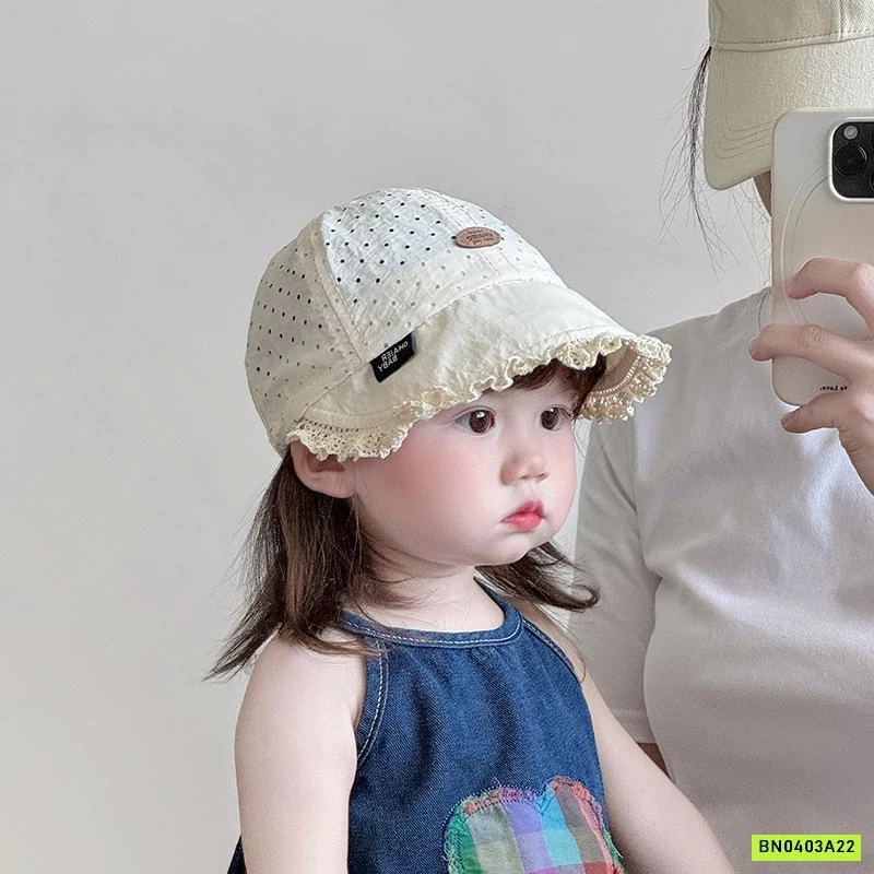 MŨ LƯỠI TRAI TIỂU THƯ VIỀN REN