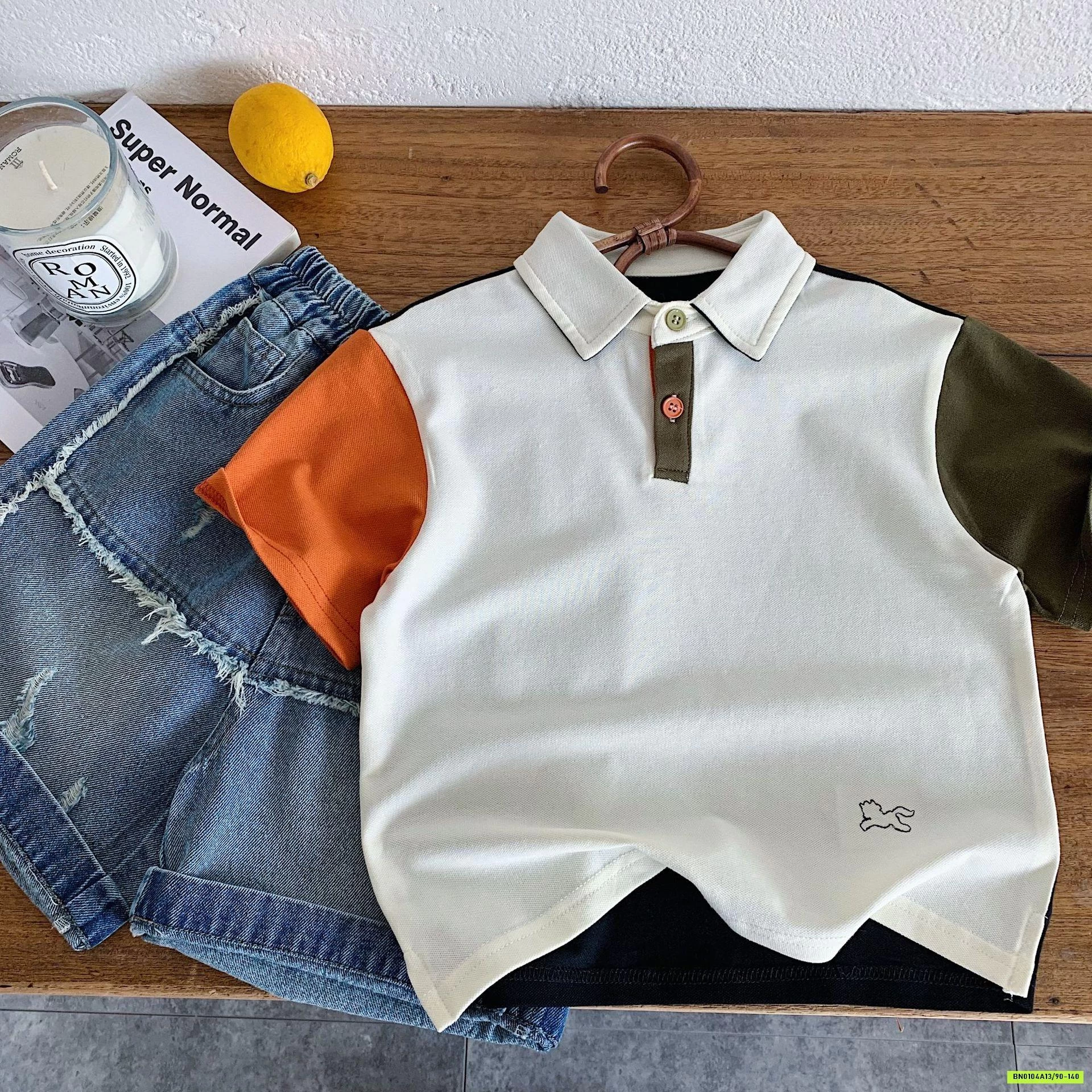 POLO PHỐI MÀU TAY MAIBAO