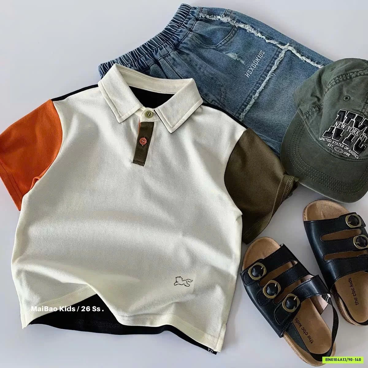 POLO PHỐI MÀU TAY MAIBAO