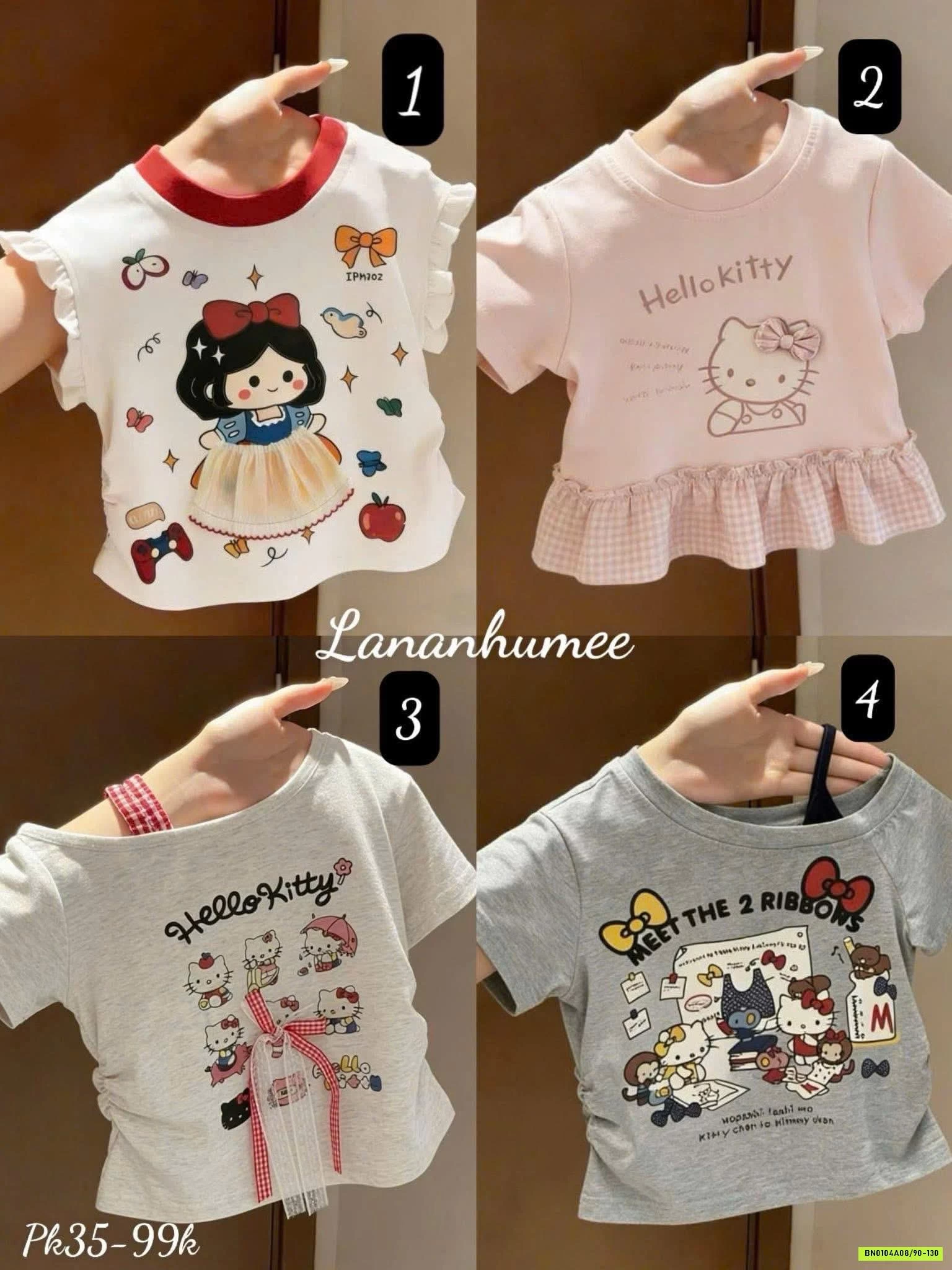 BST ÁO PHÔNG BÉ GÁI