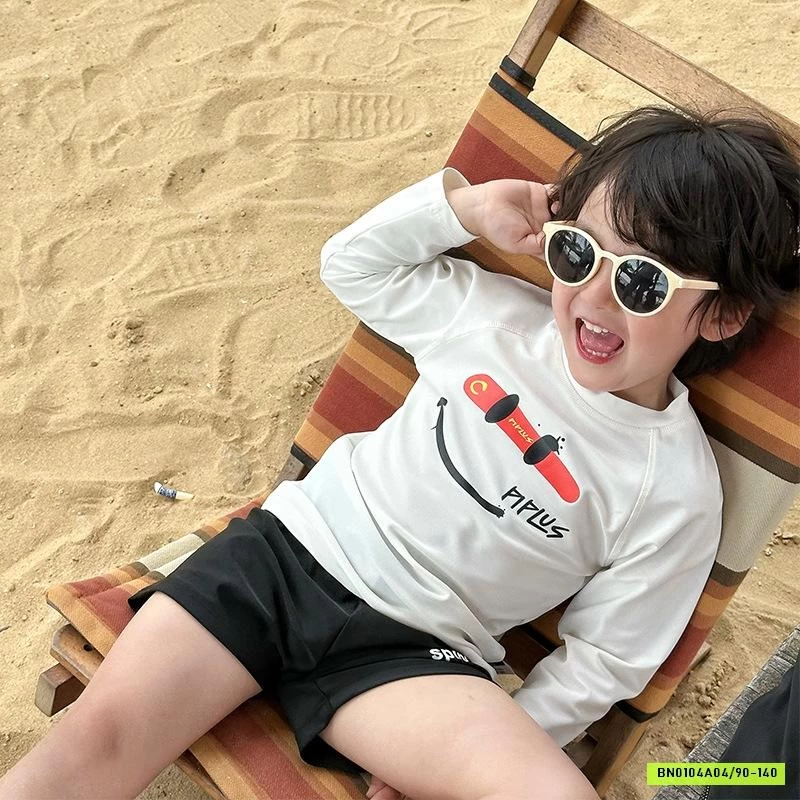 BỘ BƠI BÉ TRAI HỌA TIẾT DÀI TAY