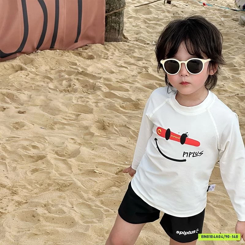 BỘ BƠI BÉ TRAI HỌA TIẾT DÀI TAY