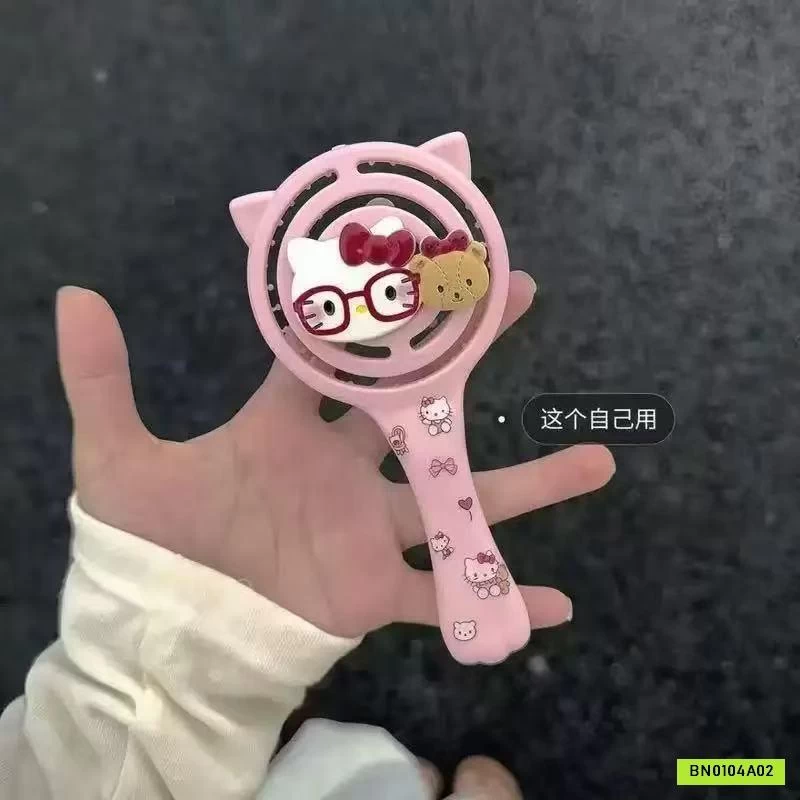 SÉT 4 LƯỢC KITTY HỒNG CHO BÉ