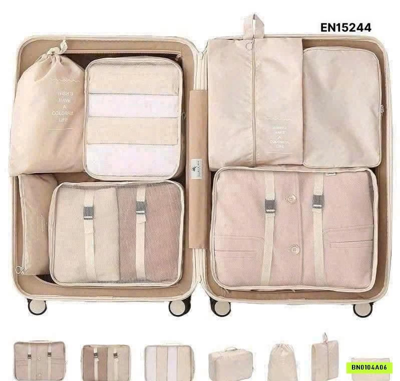 SÉT 7 TÚI ĐỰNG QUẦN ÁO DU LỊCH