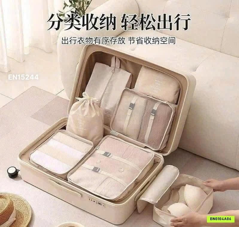 SÉT 7 TÚI ĐỰNG QUẦN ÁO DU LỊCH