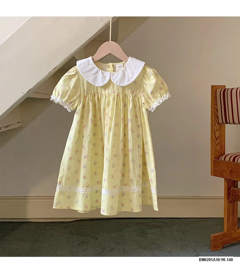 ĐẦM VÀNG CỔ SEN HOA NHÍ