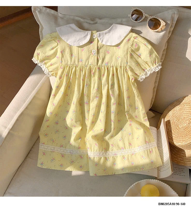 ĐẦM VÀNG CỔ SEN HOA NHÍ