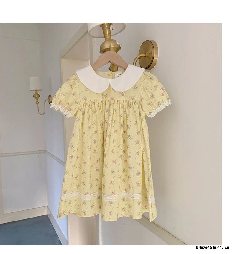 ĐẦM VÀNG CỔ SEN HOA NHÍ