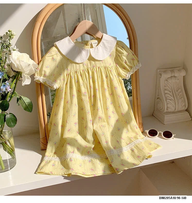 ĐẦM VÀNG CỔ SEN HOA NHÍ