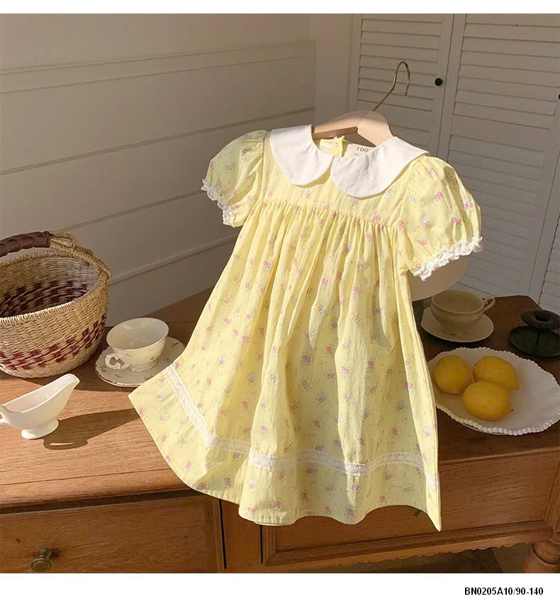 ĐẦM VÀNG CỔ SEN HOA NHÍ