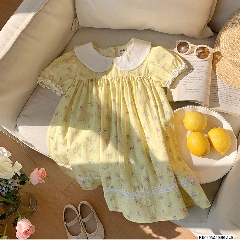 ĐẦM VÀNG CỔ SEN HOA NHÍ