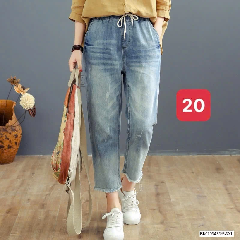 BAGGY JEASN THÊU XUẤT NHẬT