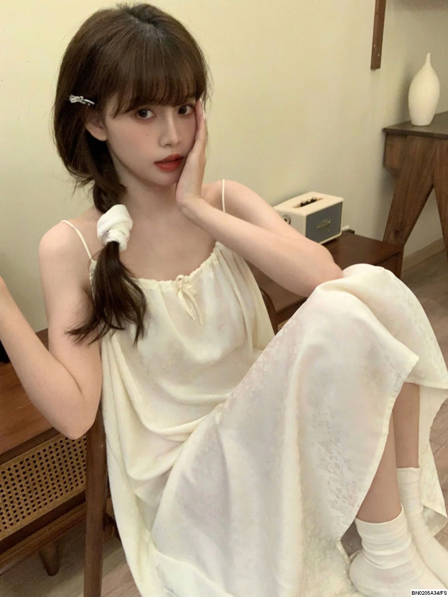 ĐẦM LỤA 2 DÂY MAXI