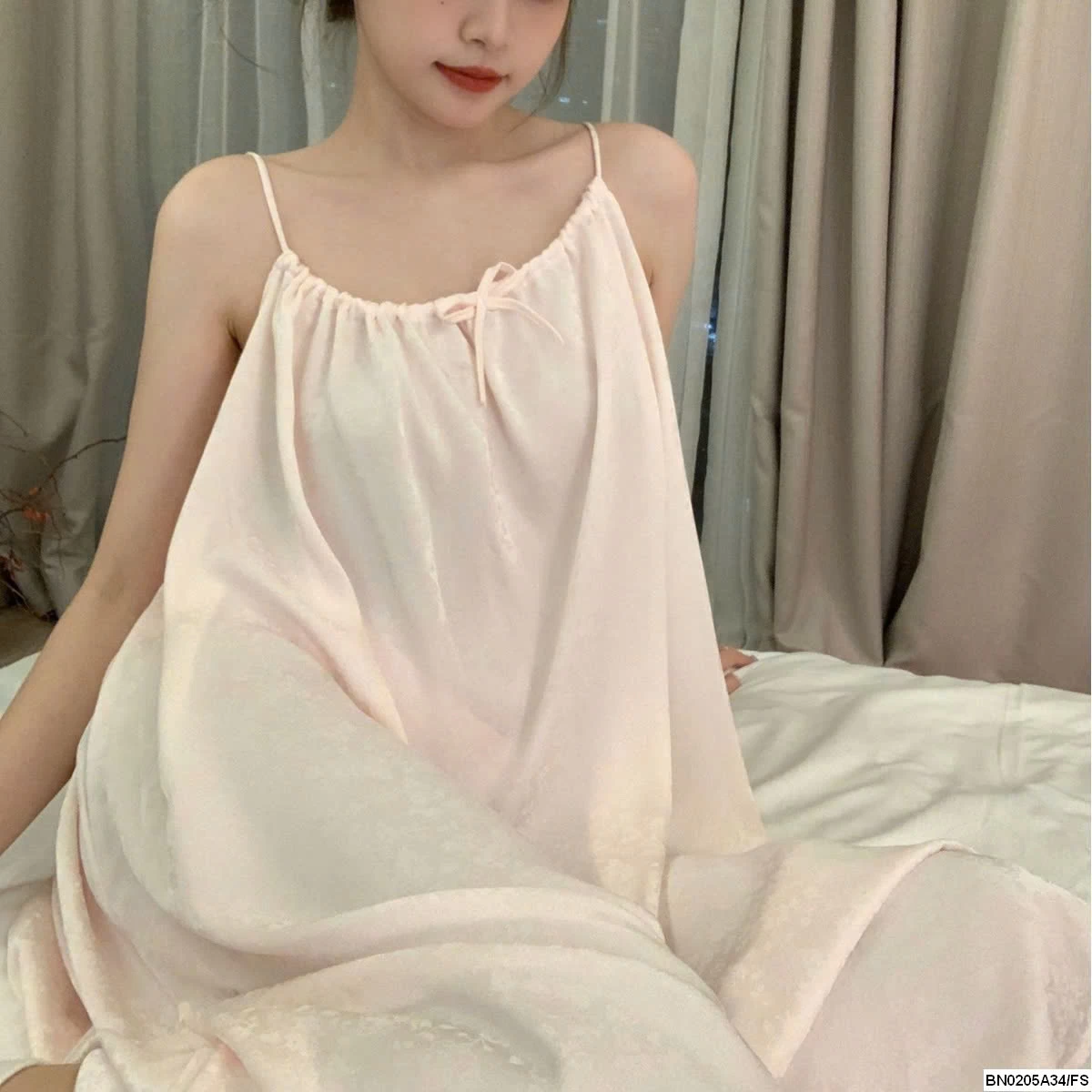 ĐẦM LỤA 2 DÂY MAXI