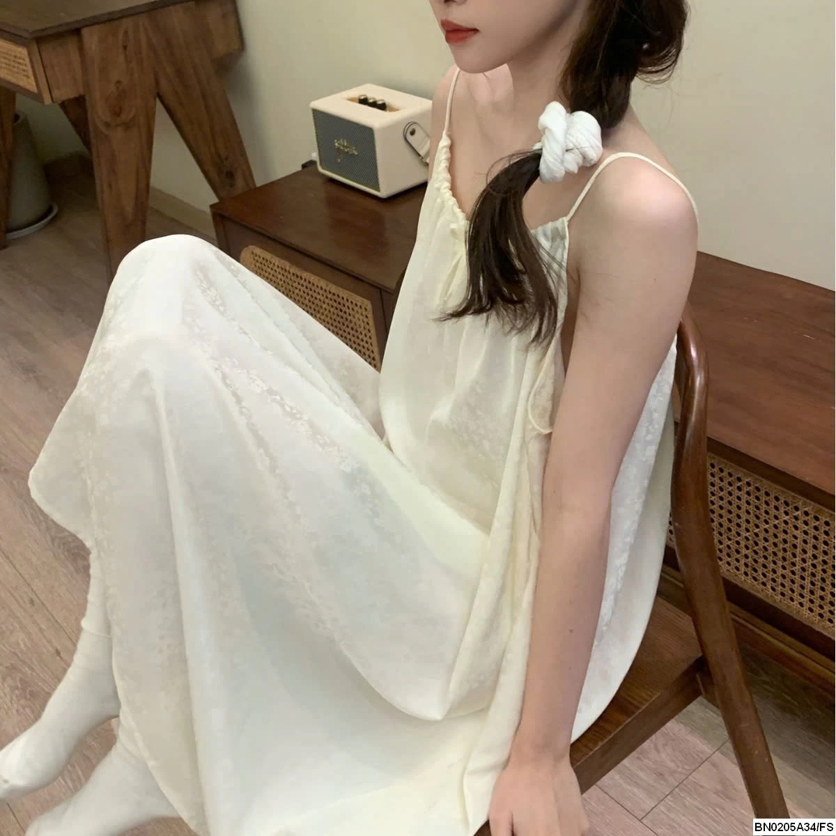 ĐẦM LỤA 2 DÂY MAXI
