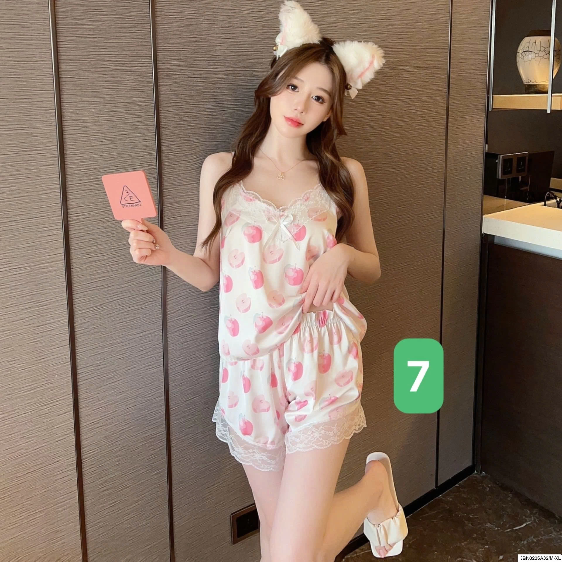 BỘ NGỦ LỤA 2 DÂY VIỀN REN