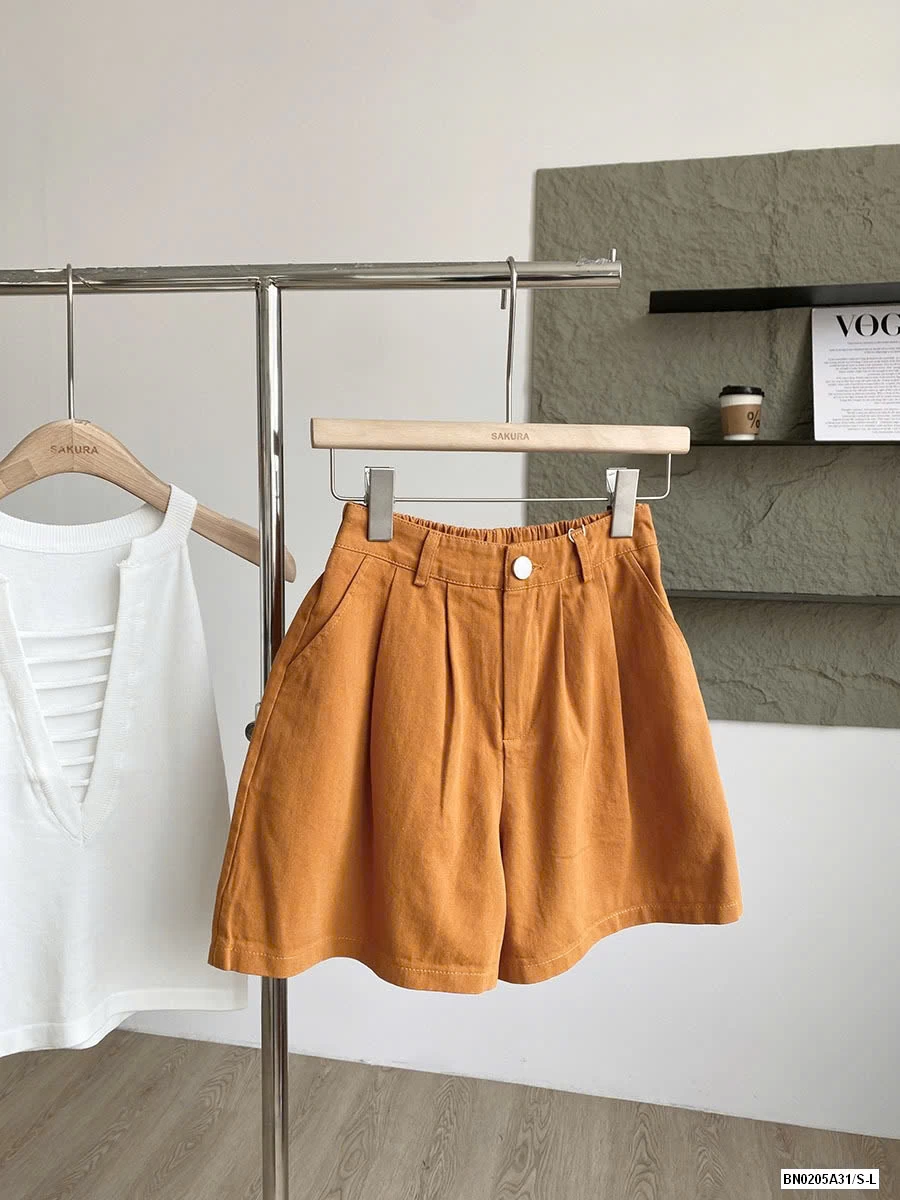 SHORT THÔ MỀM CẠP CÚC LƯNG CHUN