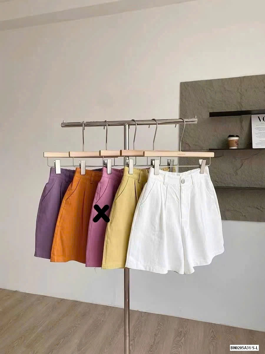 SHORT THÔ MỀM CẠP CÚC LƯNG CHUN