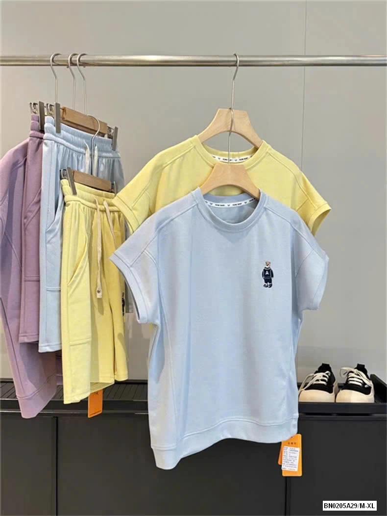 SÉT COTTON LOGO GẤU