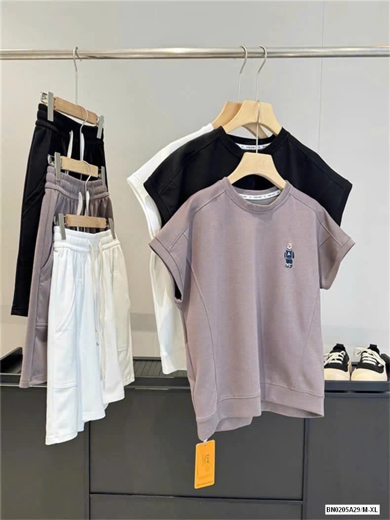 SÉT COTTON LOGO GẤU