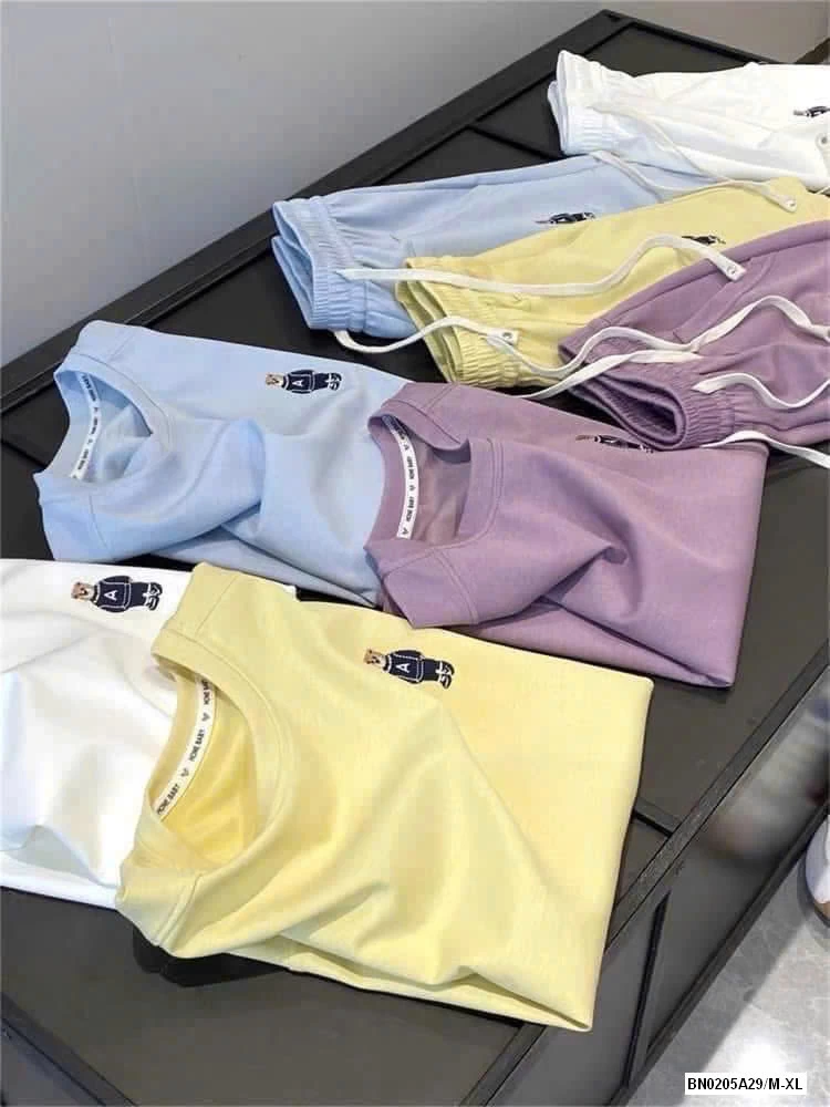 SÉT COTTON LOGO GẤU
