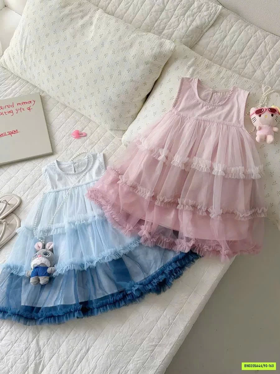 ĐẦM VOAN TUTU LOANG MÀU