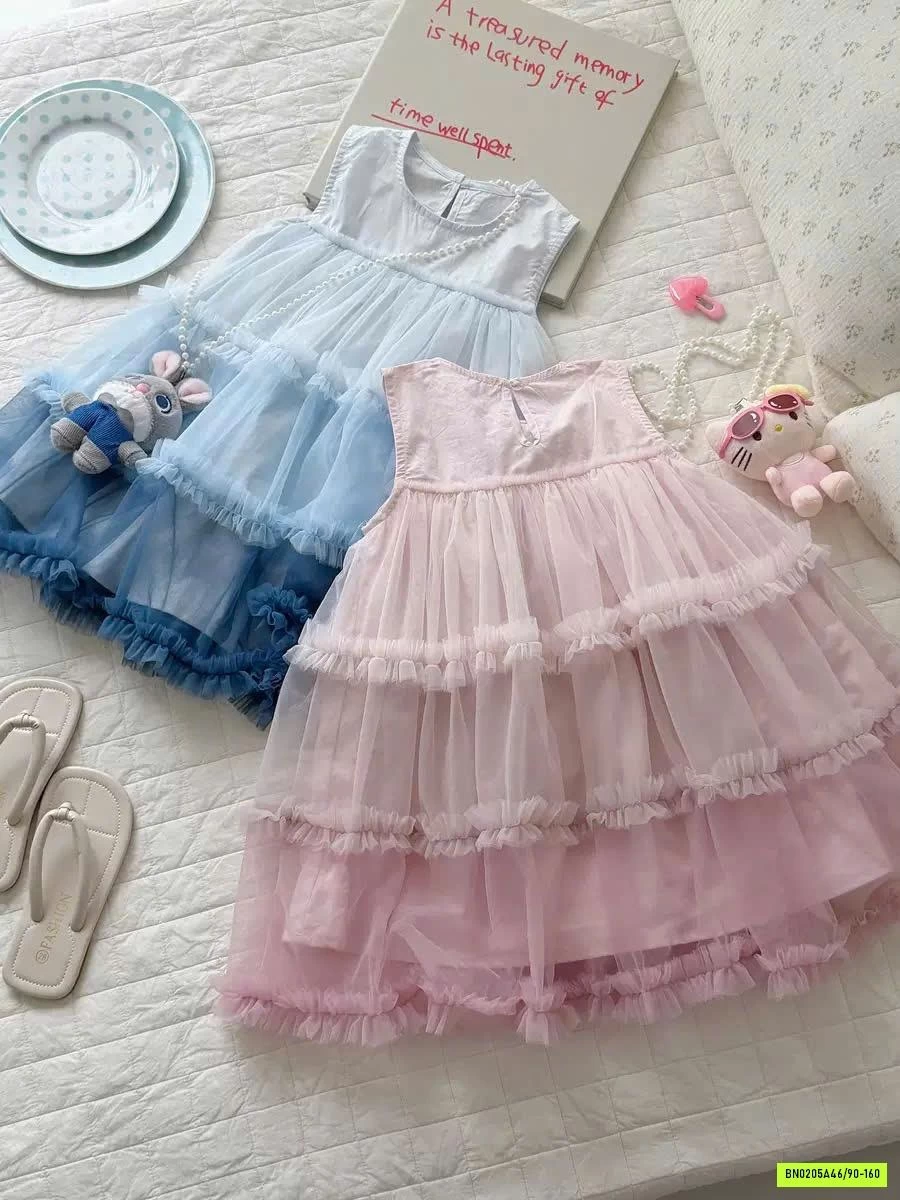 ĐẦM VOAN TUTU LOANG MÀU