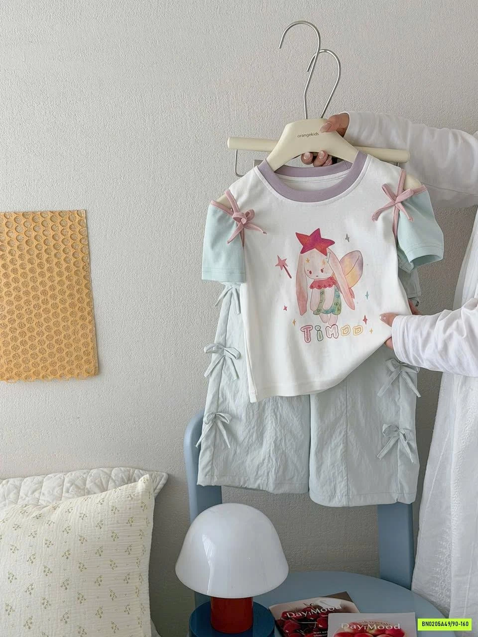 SÉT ÁO THỎ MIX QUẦN NƠ