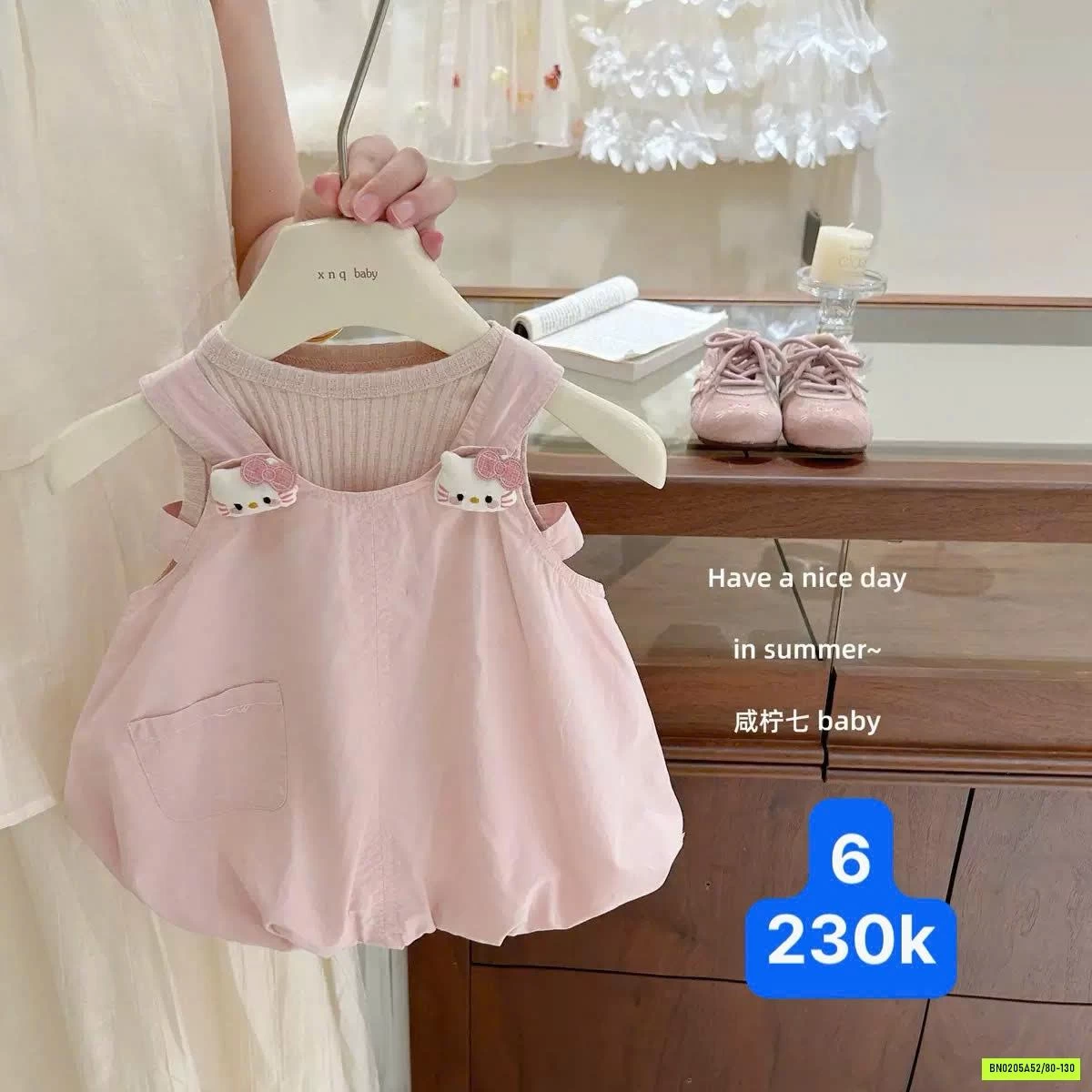 BTS VÁY HỒNG TBABY