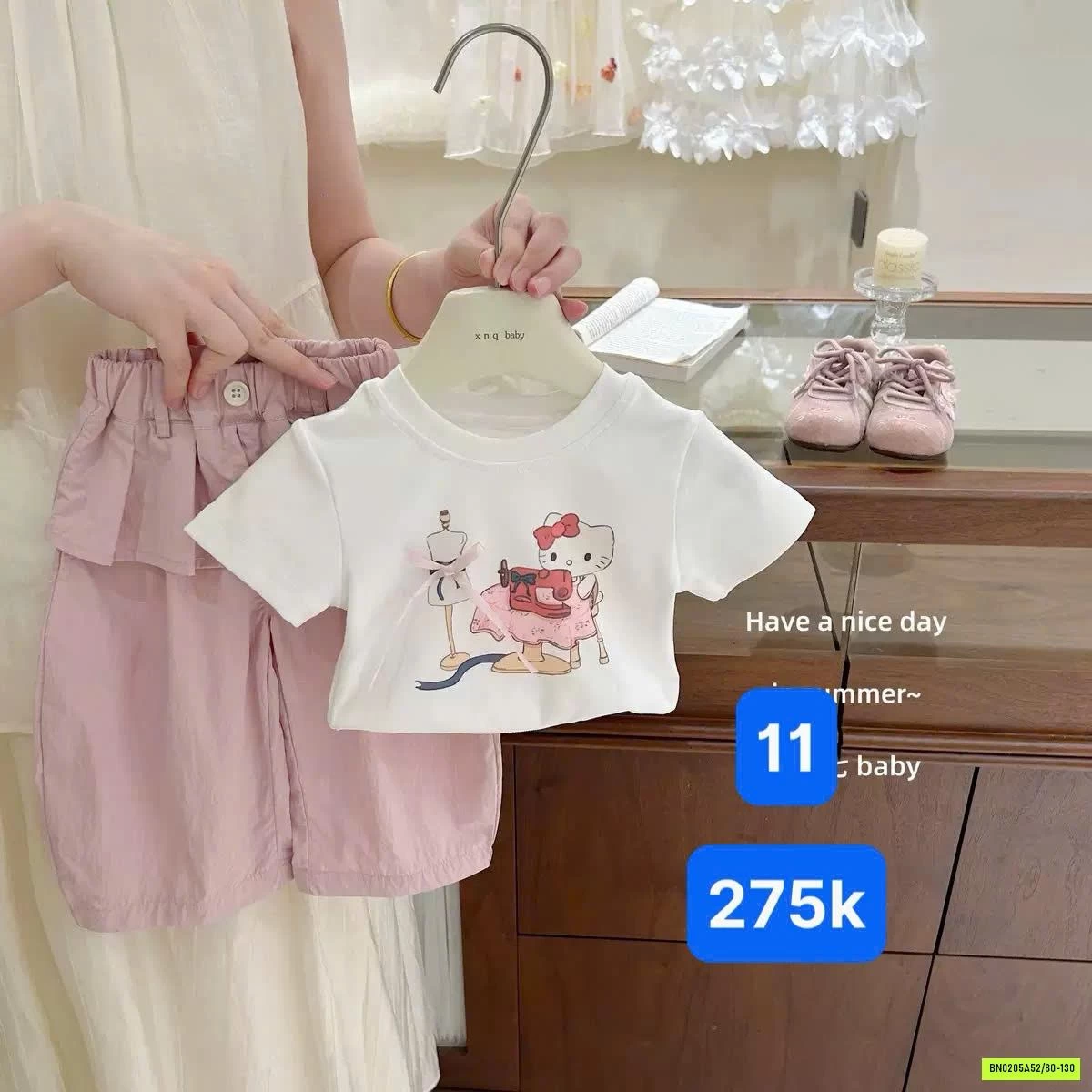 BTS VÁY HỒNG TBABY