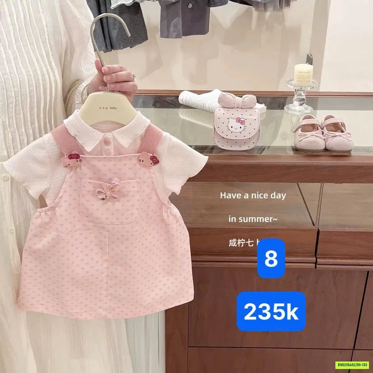 BTS VÁY HỒNG TBABY