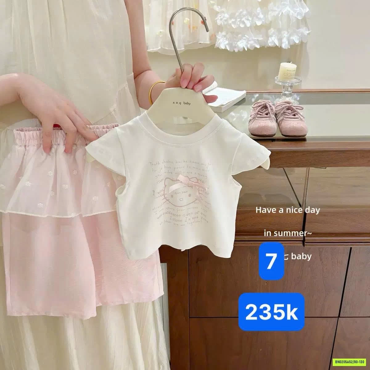 BTS VÁY HỒNG TBABY